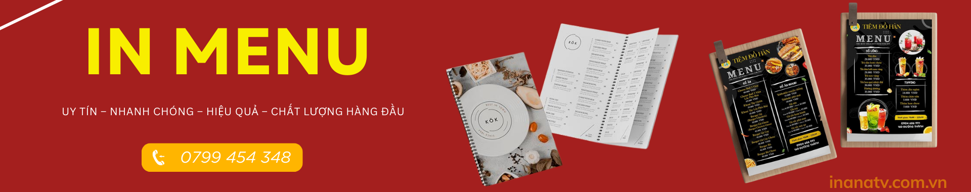 In menu